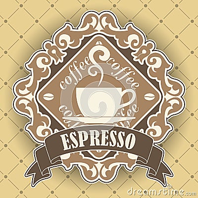 Coffee symbol Vector Illustration