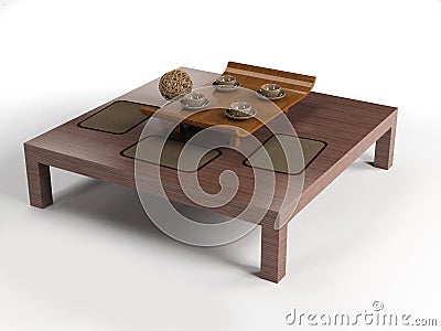 Coffee table Stock Photo