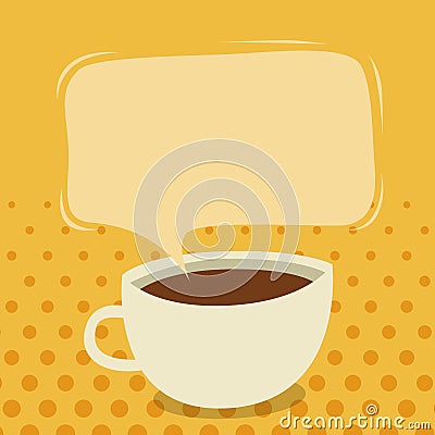 Coffee Talk Vector Illustration