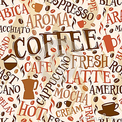 Coffee tile Vector Illustration