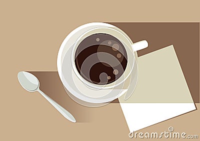 Coffee time Vector Illustration