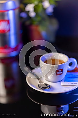 Coffee time espresso at home Editorial Stock Photo