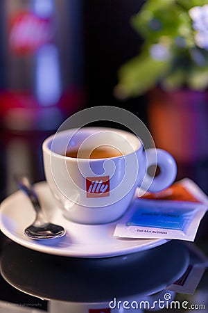 Coffee time espresso at home Editorial Stock Photo