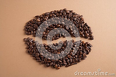 Coffeebean - Kaffebohne Stock Photo