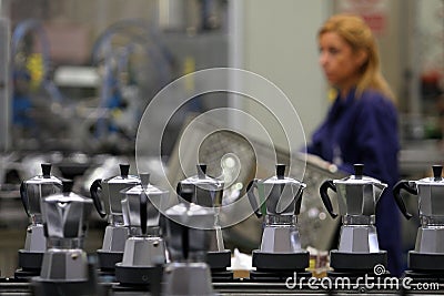 COFFEEPOT PRODUCTION Editorial Stock Photo