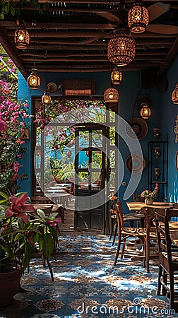 coffeeshop boho style Stock Photo