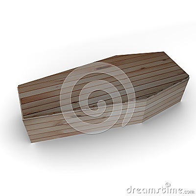 Coffin Stock Photo