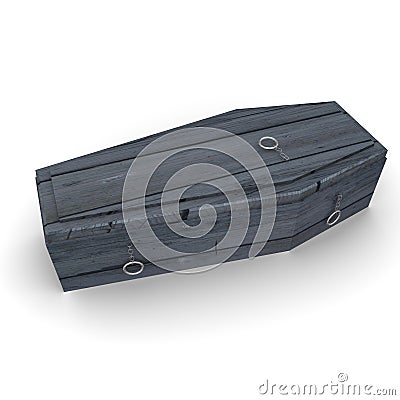 Coffin Stock Photo