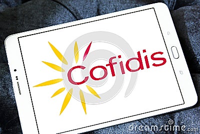 Cofidis financial company logo Editorial Stock Photo