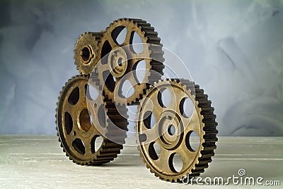 Cog-wheels Stock Photo