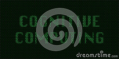 Cognitive Computing Concept Vector Vector Illustration