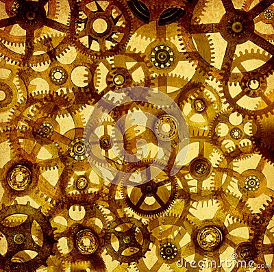 Cogs Abstract Stock Photo