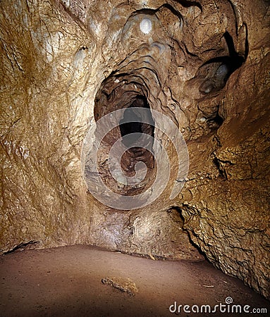Coiba Mare cave in Romania Stock Photo