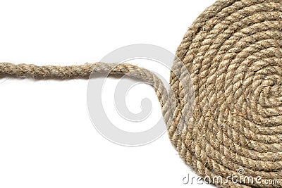 Coil Of Rope Stock Photo