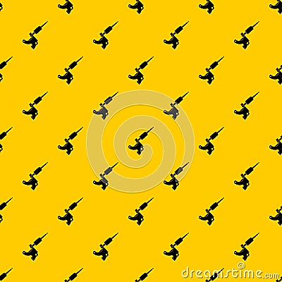 Coil tattoo machine pattern vector Vector Illustration