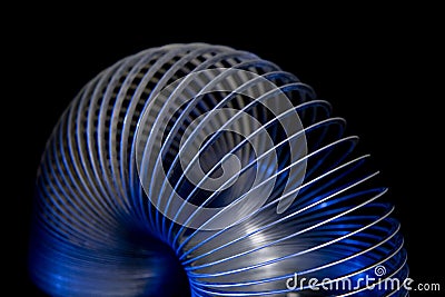 Coiled Spring Toy Editorial Stock Photo