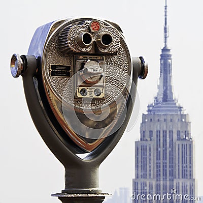 Coin Binoculars Editorial Stock Photo