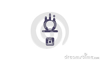 Coin light bulb save logo icon vector Vector Illustration