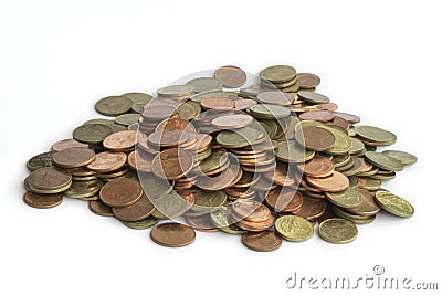 Coin stack Stock Photo