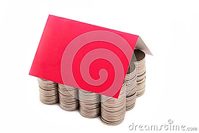 A coins house Stock Photo