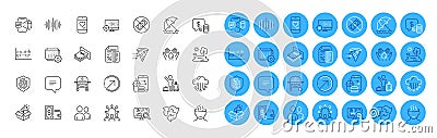 Coins, Wallet money and Seo analytics line icons pack. For web app. Color icon buttons. Vector Stock Photo