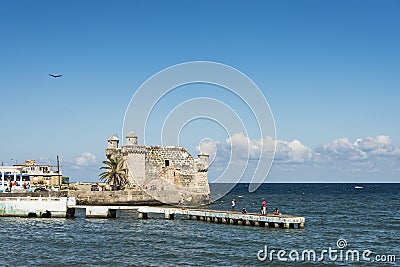 Cojimar fort Cuba Editorial Stock Photo