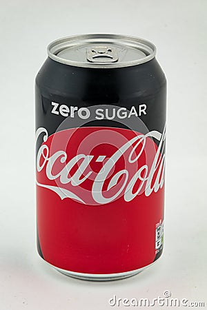 Coke Zero Can Editorial Stock Photo