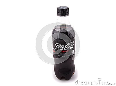 Coke Zero on White Editorial Stock Photo