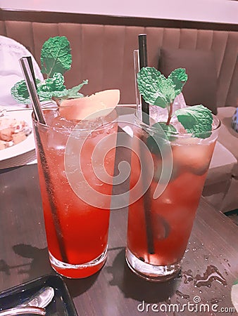 Coktail juice Stock Photo