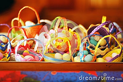 Colacion basket, a mexican christmas tradition Stock Photo