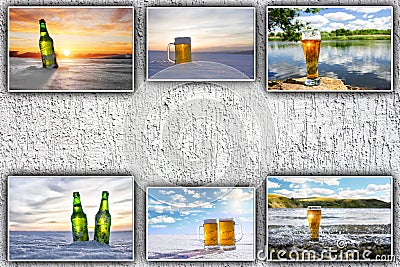 Cold Beer Stock Photo