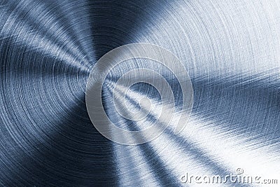 Cold Blue Metallic Texture Stock Photo