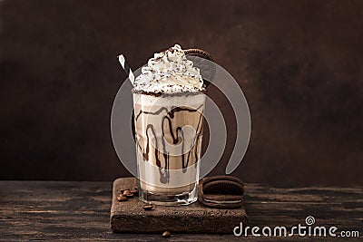 Cold Coffee Frappuccino Stock Photo