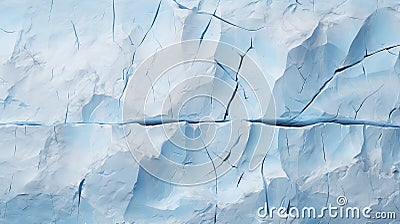 cold dry dock icebergs Cartoon Illustration