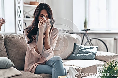 Cold and flu. Stock Photo