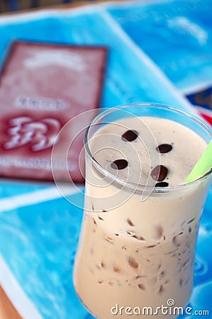 Cold frappuccino Stock Photo
