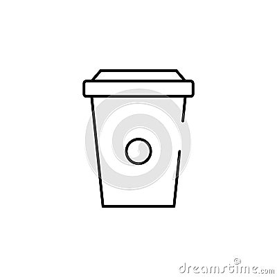 cold free icon. Element of bar for mobile concept and web apps iicon. Thin line icon for website design and development, app Stock Photo