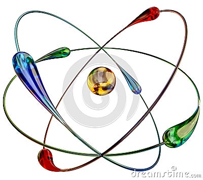 Cold fusion nuclear reactions Stock Photo