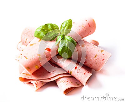 Cold meat products Stock Photo