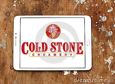 Cold stone Creamery restaurant logo Editorial Stock Photo