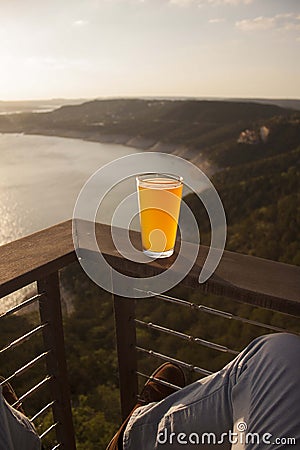 Cold texian beer Stock Photo