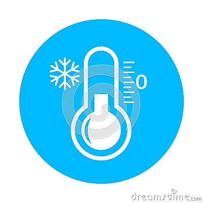 Cold vector icon Vector Illustration