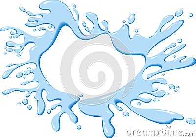 Cold water Vector Illustration