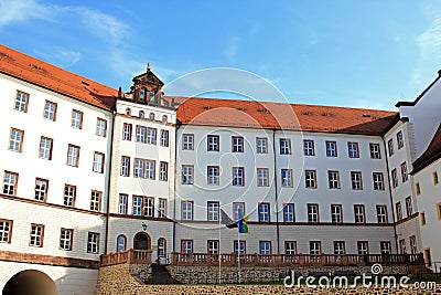 Colditz castle youth hostel Stock Photo