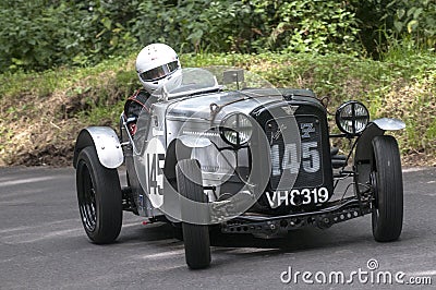 Colin Danks in the Austin 7 Special Editorial Stock Photo