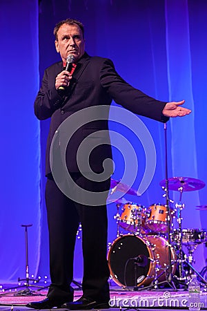 Colin Quinn performing at Symphony Space NYC Editorial Stock Photo