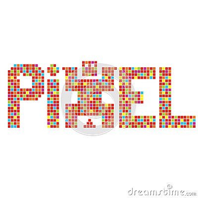 Coll pixel art illustration in vector Vector Illustration