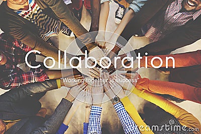 Collaboration Colleagues Cooperation Teamwork Concept Stock Photo