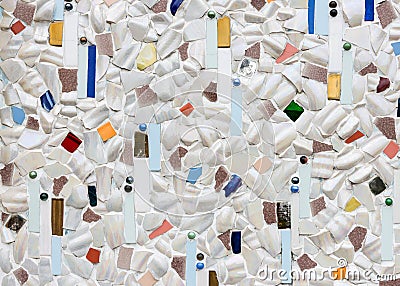 Collage ceramic tile Stock Photo