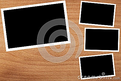 Collage, empty frames Stock Photo